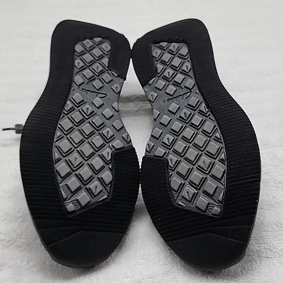 CLARKS NEW-DAVIS LOW TOP MENS ■SIZE 8■COLORWAY COMBI BLACK CANVAS ELASTIC-LACES - Picture 6 of 16